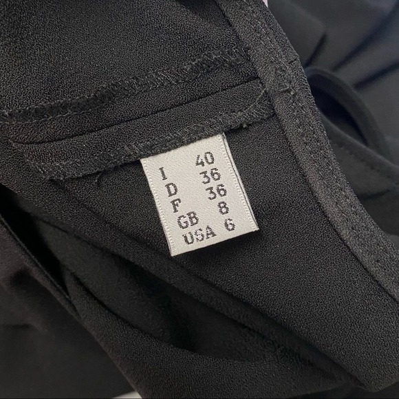 MOSCHINO CHEAP AND CHIC Black Casual Dress Sz 6 Short Sleeve Minimalist - Picture 5 of 10